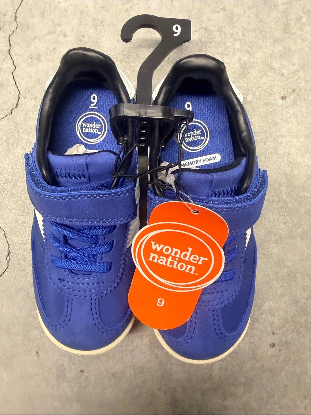 wonder nation Blue Kids' Velcro Sneakers